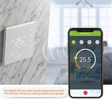 Contrôleur de température de thermostat intelligent 2 4GHz WiFi