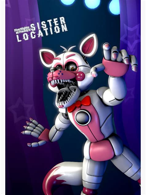 SFM FNAF Funtime Foxy Poster Recreation By InkBennie On DeviantArt