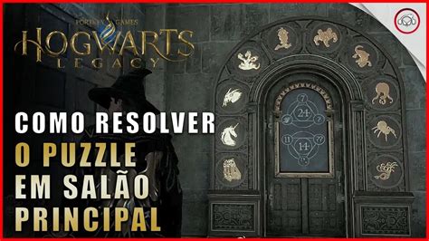 Hogwarts Legacy Como resolver o puzzle do portão em Salão principal