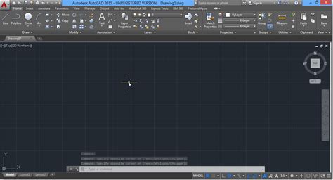 Tampilan AutoCAD 2015 Tutorial Autocad X