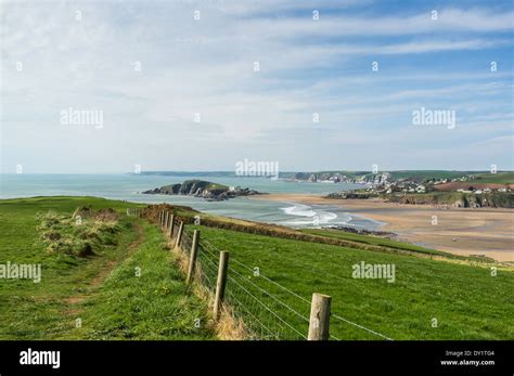 Thurlestone Devon England April 1st 2014 Burgh Island And Bigbury