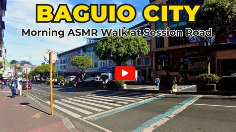 Morning Asmr Walk At Session Road Baguio City Cool And Beautiful