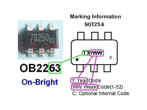 OB2263 SMD IC SOT23 6 NETASHOP GR NETASHOP GR