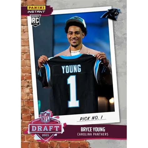 Nfl Houston Texans 2023 Instant Draft Night Football Single Card C J