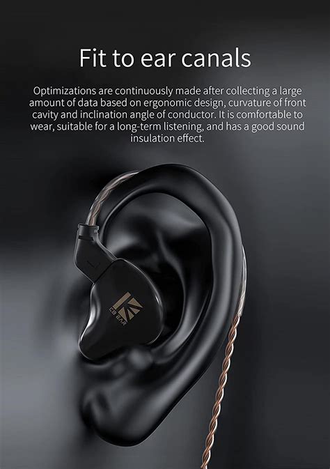 Buy KBEAR KS1 1DD HiFi Wired Earphones Noise Canceling Earbuds