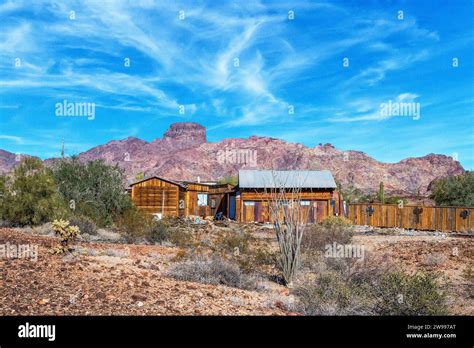 Historic Castle Dome City Arizona Usa Stock Photo Alamy