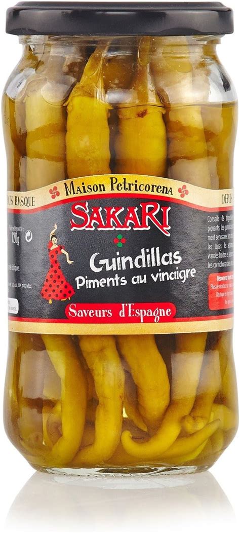 Sakari Guindillas Petits Piments Au Vinaigre 120 G Amazon Fr Epicerie