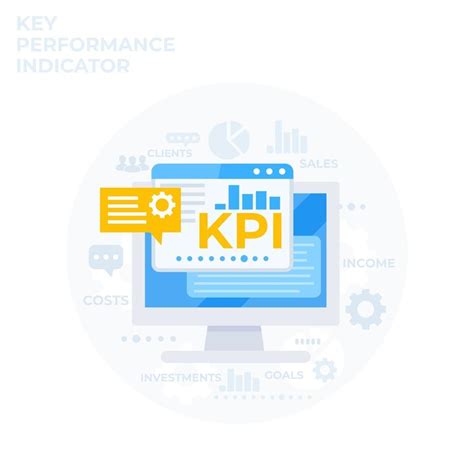 Kpi Ilustra O Vetorial De Indicador Chave De Desempenho Gest O