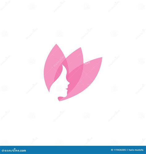 Spa Aesthetic Girl Logo Template Vector Illustration Cartoondealer