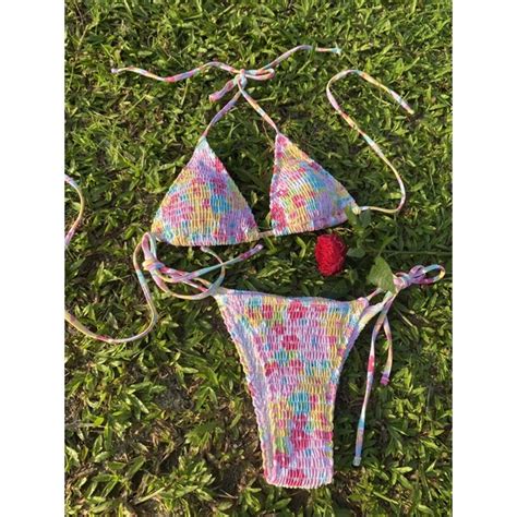 peachybikini PV20 Set bikini hai mảnh Lity Set tam giác Shopee Việt Nam