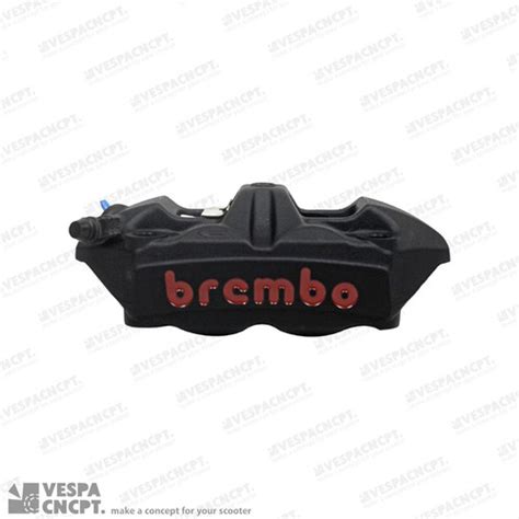 Jual Kaliper Brembo Monoblock M4 100mm Black Vespa Sprint Primavera Lx