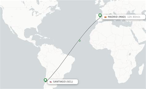 Direct Non Stop Flights From Santiago To Madrid Schedules