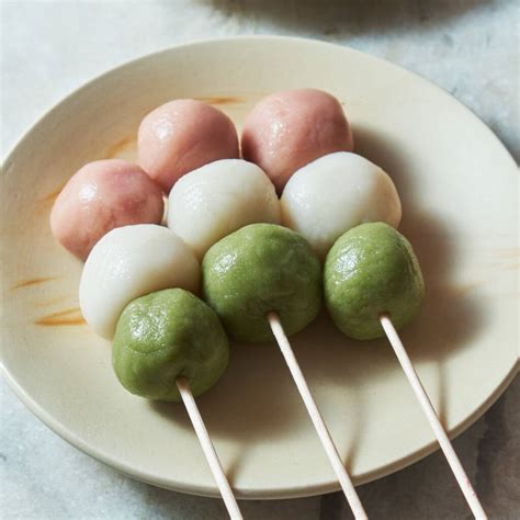 Hanami Dango Sweet Chewy 20 Min Japanese Dessert