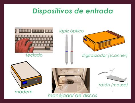 conceptos básicos de computación Dispositivos de entrada