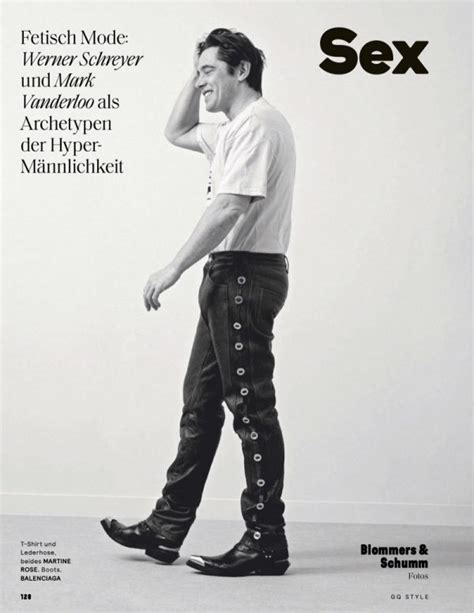 Werner Schreyer And Mark Vanderloo For Gq Style Germany