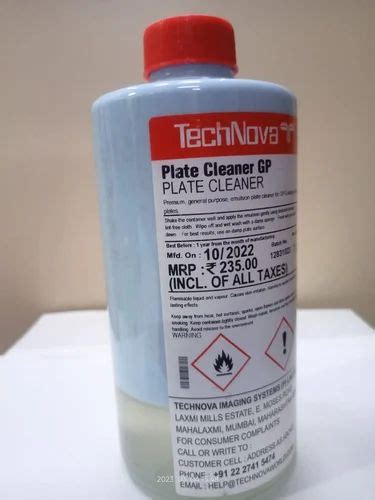 1L Technova Plate Cleaner For Printing Industry Liquid At Rs 195