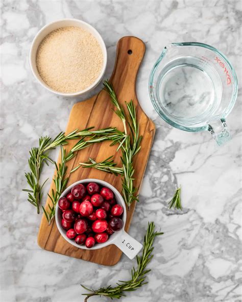 Sugared Cranberries And Rosemary Eat Love Namaste