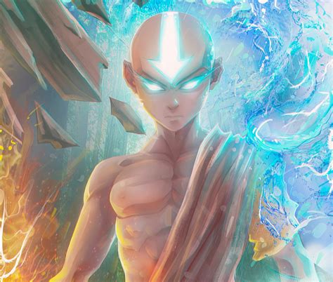 Fond d écran HD Chauve Animé Aang Avatar Avatar Le Dernier Maître