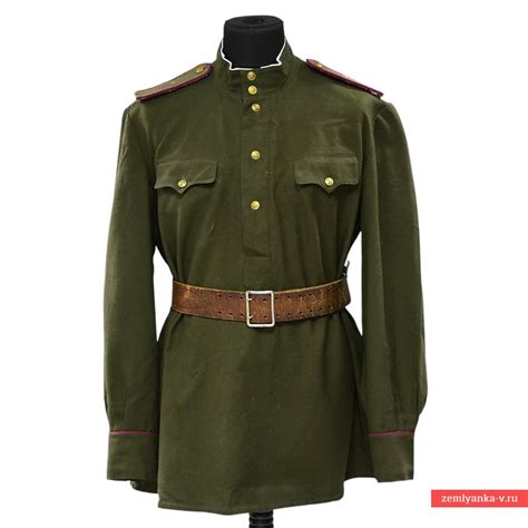 Улучшенная гимнастерка офицера пехоты РККА образца 1943 года (СССР ...