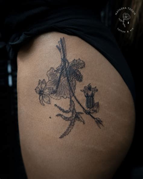 Zen Talisman Tattoo Bouquet By Natasha Tsozik Language Of Flowers