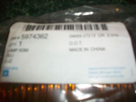 Find New Right Passenger Corner Light 1986 1988 Olds Cutlass