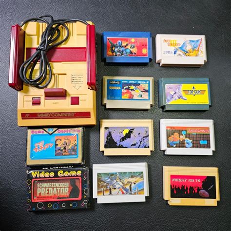 Nintendo FC Famicom with 10 games, Video Gaming, Video Game Consoles ...