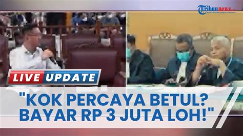 Kecurigaan Jaksa Pada Irfan Widyanto Pinjam Uang Teman Untuk Bayar