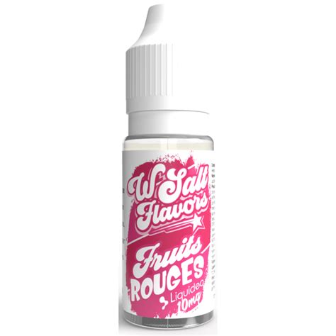 Red Fruits E Liquid Nicotine Salt Ml Liquideo E Liquid Wpuff