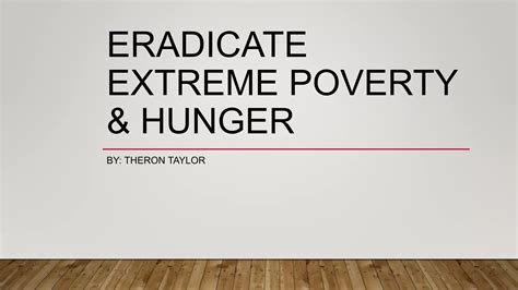 Lets Eradicate Hunger Ppt