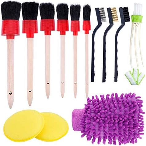 Amazon VViViD Premium 8 Piece Automotive Detailing Brush Set For