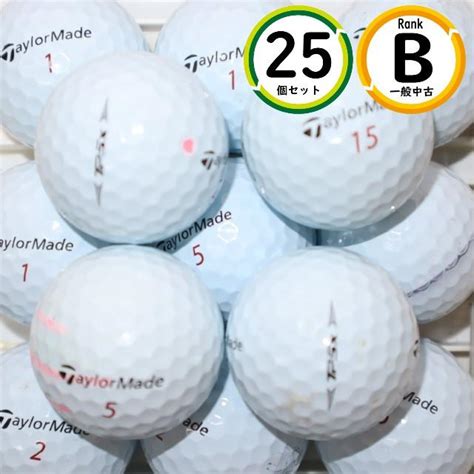 25個 Tp5x 2019年モデル テーラーメイド Bランク ホワイト Taylormade 中古 ロストボール 送料無料