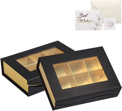 Chocolate Boxes Packaging Black Chocolate Box Empty Mini