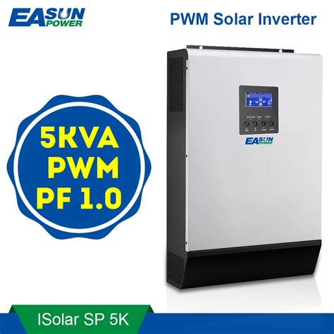 Easun Power Inversor Solar W Inversor Pwm V V Onda