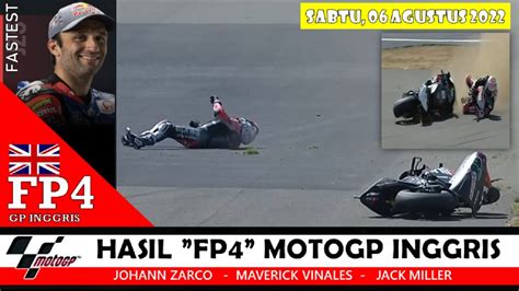 Hasil FP4 MotoGP INGGRIS 2022 JOHANN Zarco TERCEPAT MotoGP Hari Ini