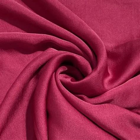 Premium Red Solid Bemberg Silk Fabric At Rs Udyog Vihar