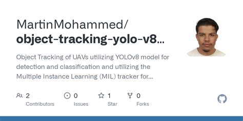 Github Martinmohammed Object Tracking Yolo V Mil Object Tracking Of