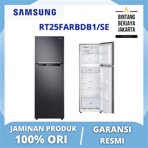 Jual Samsung Kulkas 2 Pintu Dengan Coolpack 12 Jam 255L RT25FARBDB1