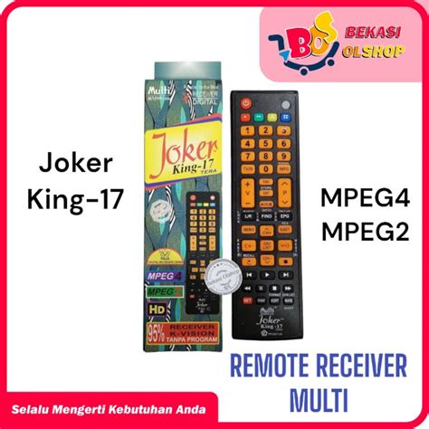 Jual Remot Remote Receiver Joker Parabola Multi Universal Joker King