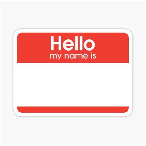 sticker red  white design