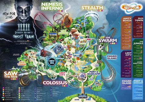 Thorpe Park Map