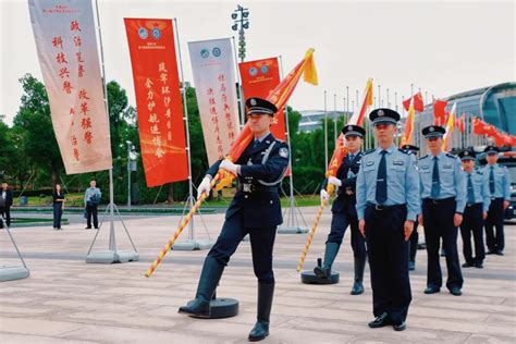 上海青浦公安举行第六届进博会安保出征仪式澎湃号·政务澎湃新闻 The Paper