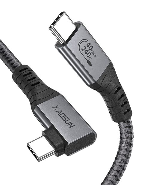 Usb Cable W For Thunderbolt Cable Right Angle Thunderbolt Cable