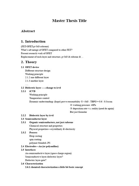 Original Thesis Layout | PDF