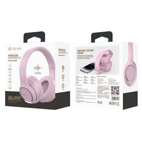 Casti Wireless Devia Bluetooth Roz Emag Ro