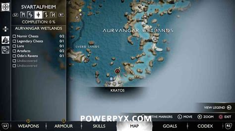 God Of War Ragnarok Aurvangar Wetlands Collectible Locations