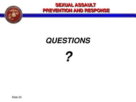 Ppt Sexual Assault Prevention And Response Mrrs Powerpoint Presentation Id 1294483