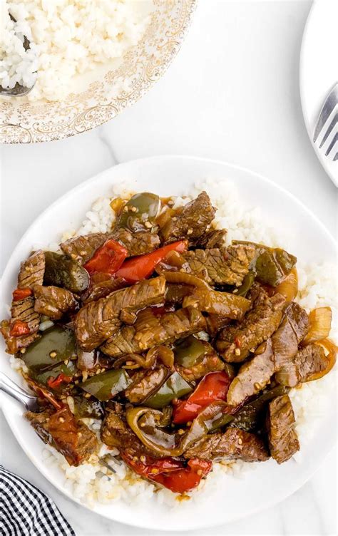 This Slow Cooker Pepper Steak Is A Delicious Combination Of Tender Beef