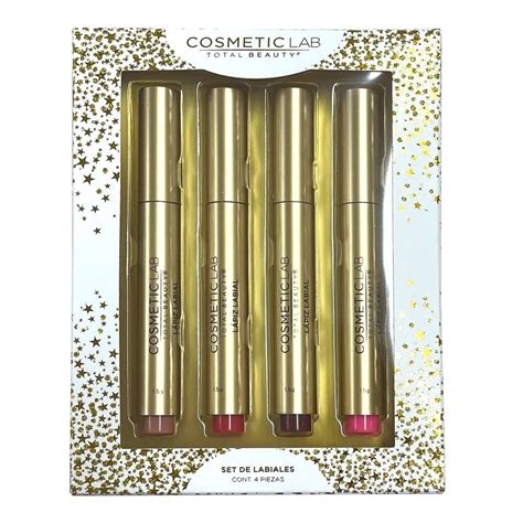 Set De Labiales Cosmetic Lab Total Beauty Pzas Walmart