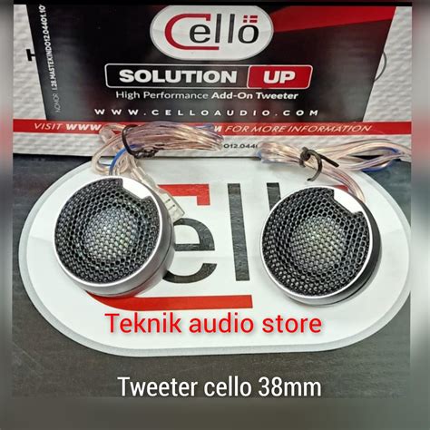 Tweeter Cello Solution Up Silk Dome Dimensi Luar Mm Lazada Indonesia