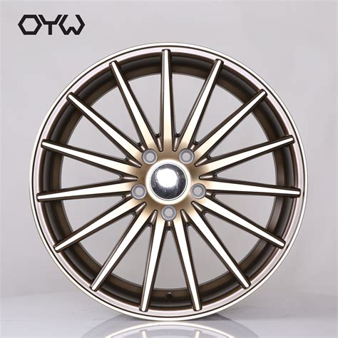 17 18 Inch Bronze Machine Face High Performance Aftermarket Aluminium Alloy Steel Wheels Of